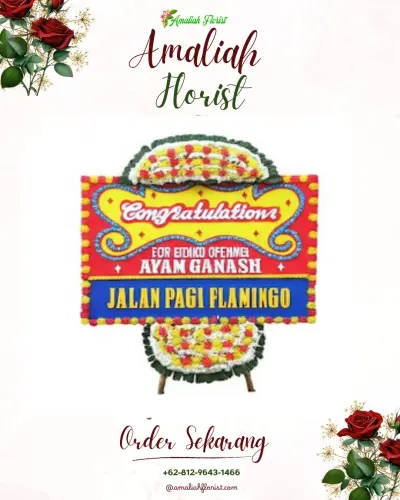 Bunga Papan Congratulation di Muja Muju